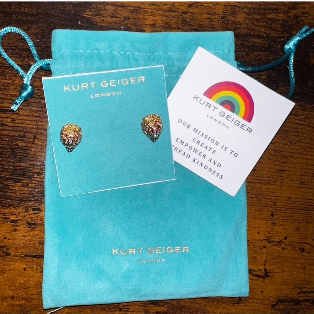 Kurt Geiger Kids' Multicolor Heart Earrings